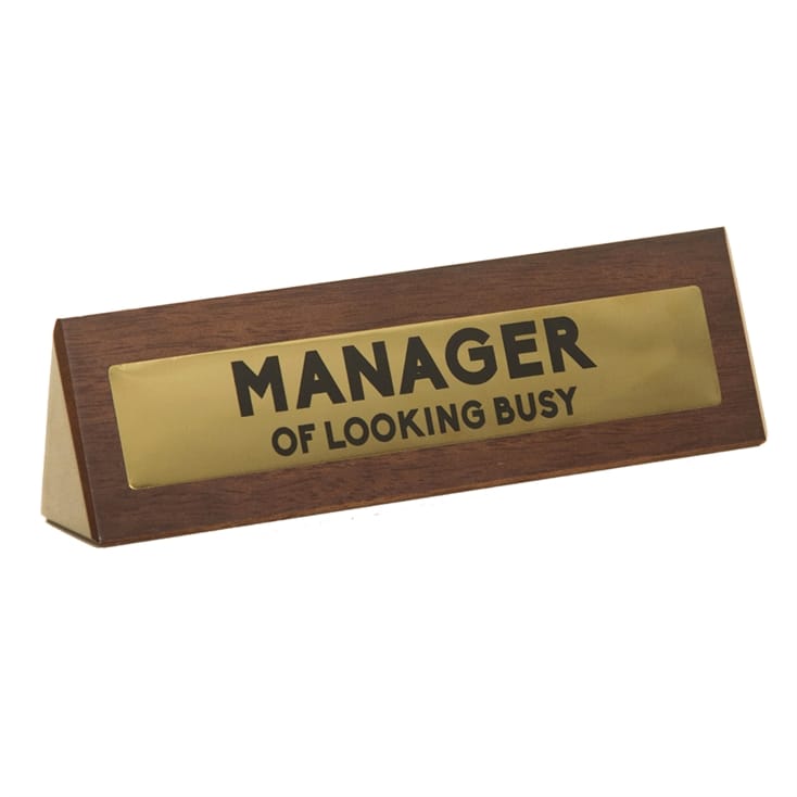 Manager Desk Sign | Find Me A Gift